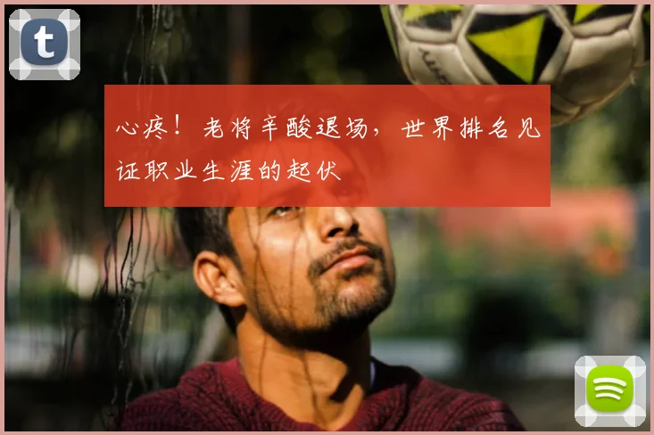 心疼！老将辛酸退场，世界排名见证职业生涯的起伏